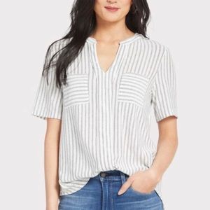Evereve Peyton Jennings Textured Stripe Top